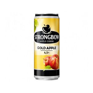 Cidru Strongbow Gold, cu aroma de mere, doza, 0.33 l