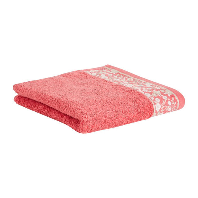prosop-de-baie-actuel-flowers-bumbac-70-140-cm-rosu