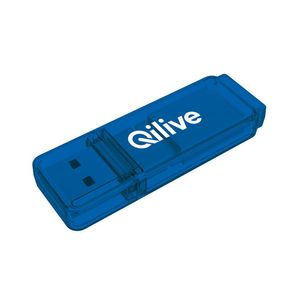 Stick de memorie USB Qilive 600115481, 128GB, USB 3.2, albastru