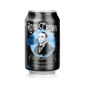 Bautura carbogazoasa Royal Crown Cola, fara zahar, doza, 0.33 l