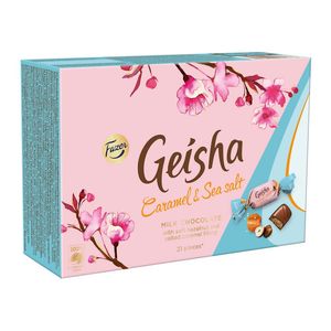 Praline Fazer Geisha cu caramel si sare de mare, 150 g