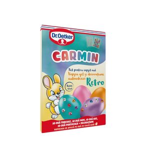 Vopsea oua gel Dr. Oetker Carmin multicolor Retro