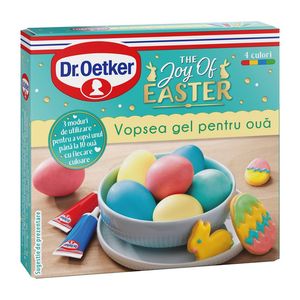 Vopsea oua gel Dr. Oetker Joy of Easter multicolor