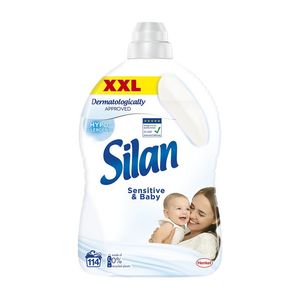Balsam de rufe Silan Sensitive & Baby, 114 spalari, 2.85 l