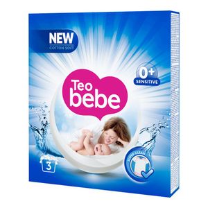 Detergent pudra Teo Bebe Tender Aloe, 3 spalari, 225 g