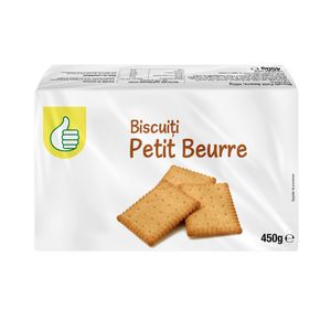 Biscuiti Petit Beurre Auchan, 450 g
