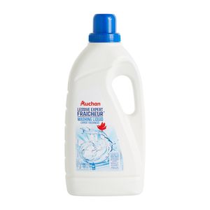 Detergent lichid de rufe Auchan Fresh Spring, 2 l