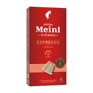 Capsule cafea Julius Meinl Espresso Crema, compatibile Nespresso, 10 capsule