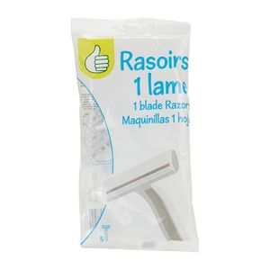 Aparat de ras cu 1 lama Pouce, unisex, 5 bucati