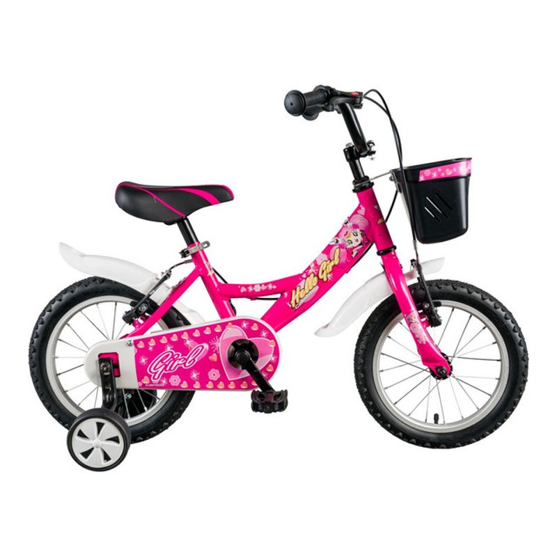 bicicleta-pentru-copii-gokidy-hello-girl-cu-roti-ajutatoare-3-5-ani-14-inch-roz