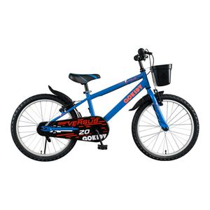 Bicicleta pentru copii Gokidy Versus, 20 inch, negru-portocaliu