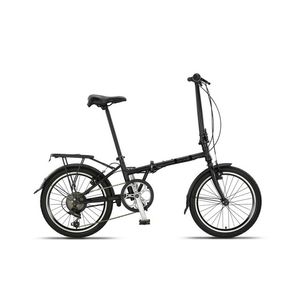 Bicicleta pliabila Urbano, schimbator viteze SHIMANO, cadru din otel, 20 inch, negru