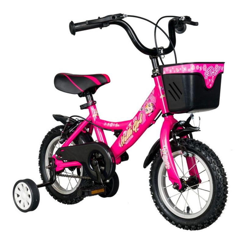 bicicleta-pentru-copii-gokidy-hello-girl-cu-roti-ajutatoare-3-5-ani-12-inch-roz