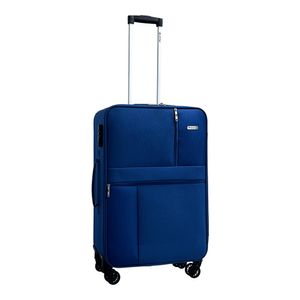 Troler Airport Soft, 75 cm, albastru