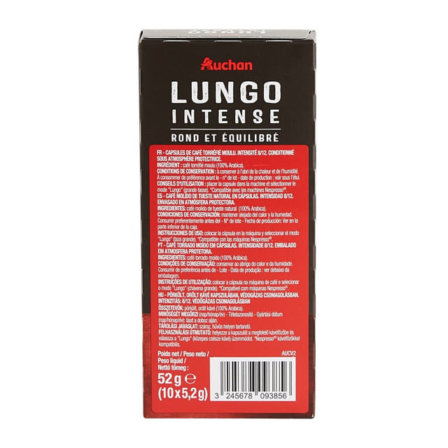 capsule-cafea-lungo-intense-auchan-nespresso-10-capsule