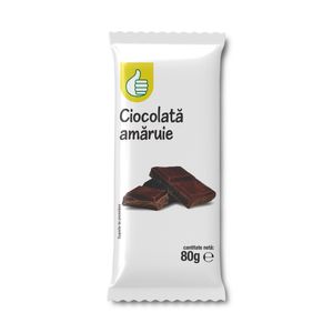 Ciocolata amaruie Pouce, 80 g