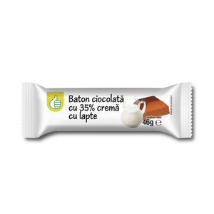 Baton ciocolata Pouce, cu 35% crema cu lapte, 46 g