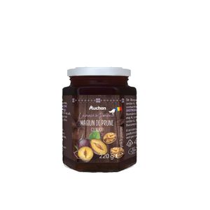 Magiun de prune cu nuca Auchan, 220 g