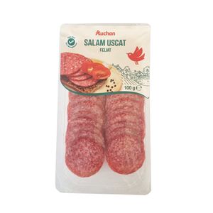 Salam uscat feliat Auchan, 100 g