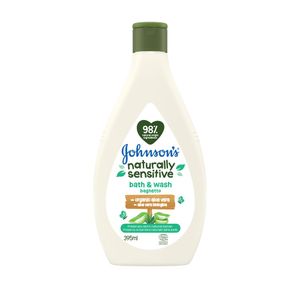 Sampon si gel de dus Johnson's Baby Naturally Sensitive, 395ml