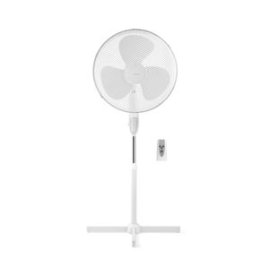 Ventilator de podea Qilive Q.6847, 45 W, 3 viteze, telecomanda, alb