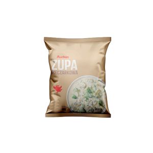 Amestec de legume cu ciuperci, pentru supa, Auchan, 450g