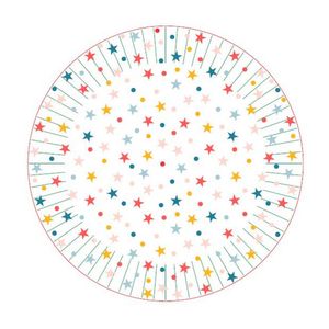 Set 10 farfurii Actuel Mcostar, carton, 23 cm