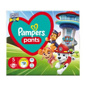 Scutece Chilotel Pampers Pants Paw Patrol, marimea 5, 12 - 17 kg, 66 bucati