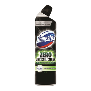 Dezinfectant gel pentru toaleta Domestos Zero Calcar Lime, 750 ml