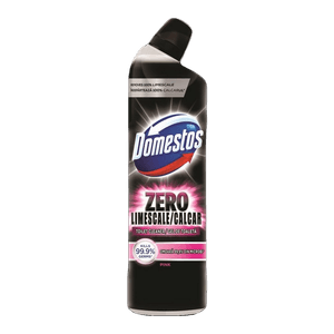 Dezinfectant gel pentru toaleta Domestos Zero Calcar Pink, 750 ml