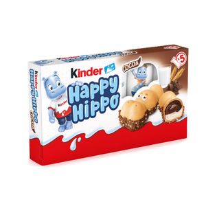 Napolitane cu ciocolata Kinder Happy Hippo, 103.5 g