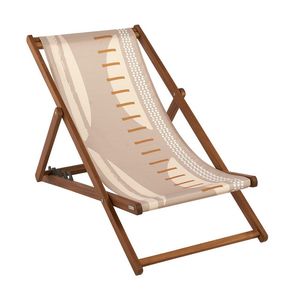 Scaun de plaja Yucatan bej, 56 cm