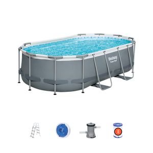 Set piscina cu pompa si scara Bestway Power Steel, 427 x 250 x 100 cm