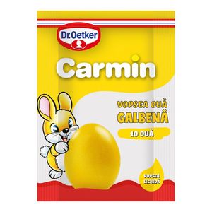 Vopsea oua lichida Dr. Oetker Carmin, culoare galben, 5 ml