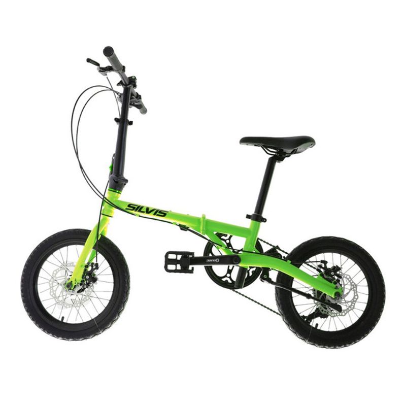 bicicleta-pliabila-silvis-7-viteze-cadru-otel-roti-16-inch-verde