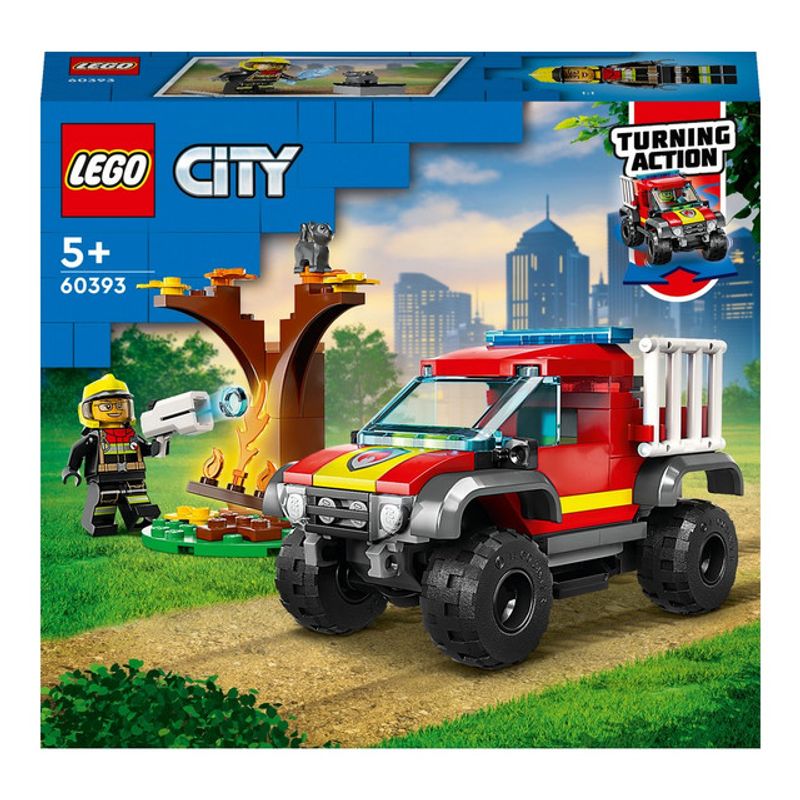 lego-city-salvare-cu-masina-de-pompieri-4x4-60393-5-ani-97-piese