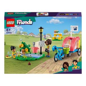 LEGO Friends - Bicicleta pentru salvarea cainilor 41738, 125 piese