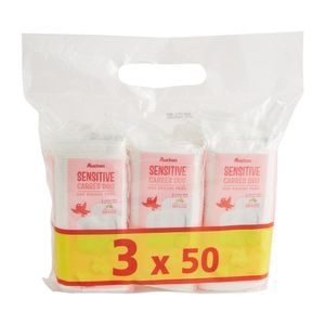 Pachet dischete demachiante patrate Auchan, 3 x 50 bucati