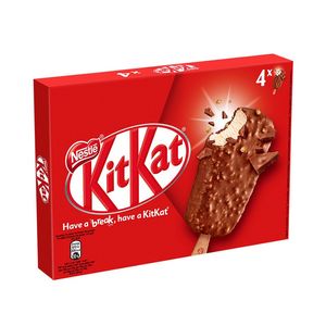 Pachet inghetata pe bat KitKat, 4 x 85 ml