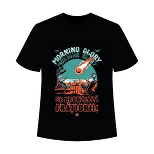 Tricou print unisex Morning Glory SE BRONZEAZA FRATIORII