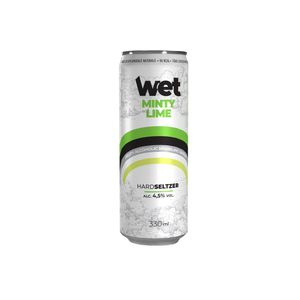 Bautura alcoolica Wet cu aroma de menta si lamaie, 4.5% alcool, 0.33 l