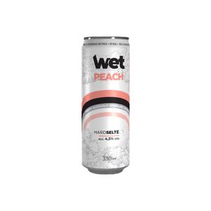 Bautura alcoolica Wet cu aroma de piersica, 4.5% alcool, 0.33 l