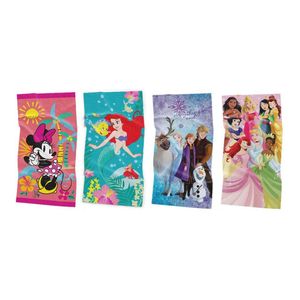 Prosop de plaja pentru fete Disney, bumbac, 320 gsm, 70 x 120 cm, diverse modele