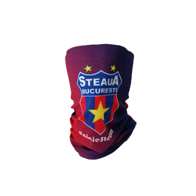 Bandana Steaua Bucuresti, poliester, 25 x 50 cm