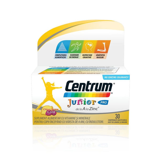 centrum-junior-pro-a-zinc-30-comprimate