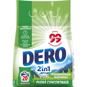 Detergent automat Dero 2in1 Prospetimea Muntelui, 20 spalari, 1.5 kg