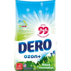 Detergent manual Dero Ozon&Roua Muntelui, 31 spalari, 1.4 kg