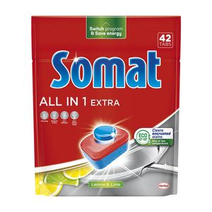 Detergent pentru masina de spalat vase Somat All in One, 42 tablete