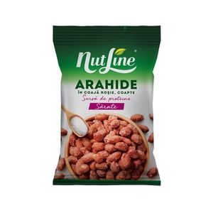 Arahide in coaja rosie, coapte si sarate Nutline, 145 g