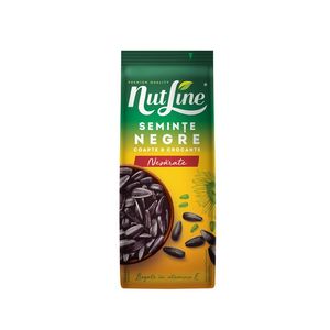 Seminte negre de floarea-soarelui fara sare, Nutline, 200 g
